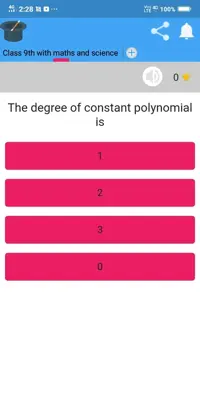 Class 9th with maths and science android App screenshot 1